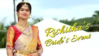 RISHITHA'S BRIDE MAKING CEREMONY || 4K TEASER NEW || PRANI STUDIOS