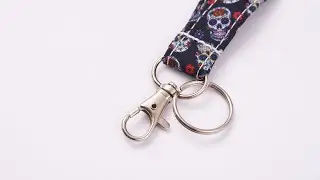 LParkin Sugar Skull Gift Lanyard ID Holder