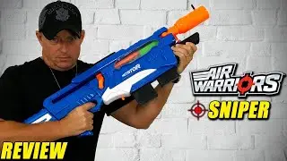 Buzz Bee Toys Air Warriors | Mutator Dual Mag Sniper Blaster Review