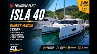 All that one family will ever need?? Fountaine Pajot Isla 40 SEASCAPE (full waltkrough) for sale