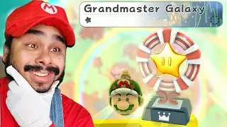 Playing the HARDEST Level in Super Mario Galaxy 2 (First Time Playing)