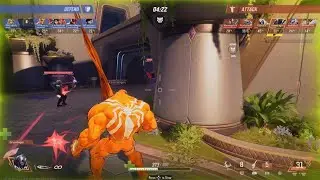 Marvel Rivals Venom Hyper Orange Costume Gameplay