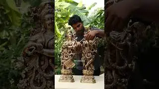 Brass Radha Krishna idol height 30 inches for devotion and home decor. #RadhaKrishna #BrassIdol