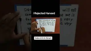 I Rejected Harvard