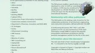 PAS1192-2:2013 - An Introduction