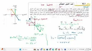 القسم 5 -4 الحبال والبكرات حل مثال 1 ومثال 2 صفحة 100 و 101 كتاب 11 متقدم فيزياء