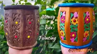 Money Box Painting Idea | DIY Money Bank Decoration Ideas
