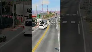 Realistic Highway Car Crashes #327