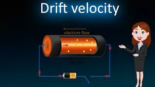 Drift velocity || 3D animated explanation || Class 12th physics || Current Electricity ||