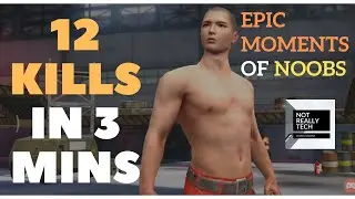 12 Kills in 3 MINS - EPIC MOMENT in PUBG | Just NOOBS Things | PUBG #1