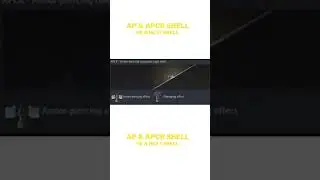 Как АП АПКР ОН ЖАРА  Оболочка  Работа ( How AP APCR HEAT HE Shell Works ) | World of Tanks #Shorts
