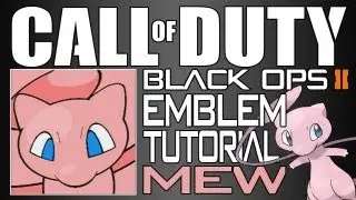 Black Ops 2 - Emblem Tutorial: The BEST Mew Emblem (Pokemon)