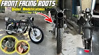 Bullet 350 Modification:- Front Facing Roots Horn Installation & Costing | @b4bullet 