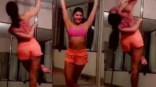 Jacqueline Fernandez Pole Dance Performance - HD