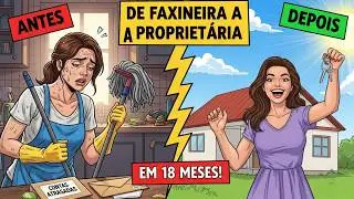 Como uma FAXINEIRA usou o Desafio do Envelope Pardo e SAIU do Aluguel em 18 Meses