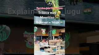 Exploring Tribeca Mall 🤩Mauritius🇲🇺 Part-Time Job Opportunities 😱 #mauritius #telugu #tribeca