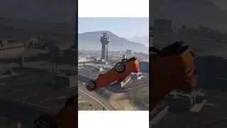 Car Stunt |Gta5 #shorts #gta #gtaonlinecars #gtacars #automobile #gaming #gtavcar #gtaonline