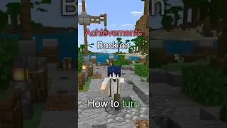 Как вернуть достижения в Minecraft Bedrock NBT Editing #minecraft #commandblock #tutorial