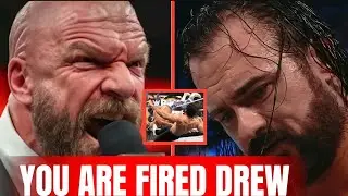 😱TRIPLE H FIRED DREW MCINTYRE LIVE AT ROYAL RUMBLE FOR ELIMINATING CODY RHODES!