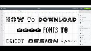 How to Download Free Fonts to Cricut Design Space (Desktop) | Crafting Spree Cricut Tutorial