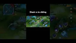 Zhask vs 2 sibling #zhask #zhaskmobilelegends #zhasktop1global #mobilelegends #mlbb #gaming
