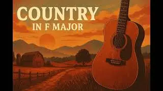 🎸 Backroad Dreams | Country Guitar Jam in F Major 🌅