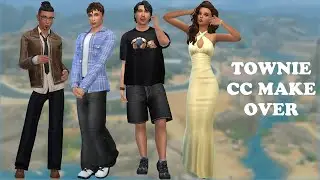 i gave the roomies household a custom content makeover