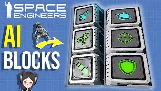Space Engineers Grid AI Update NEW Blocks Revealed by SE Creator