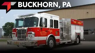 Buckhorn, PA, Toyne Pumper Fire Apparatus Delivery