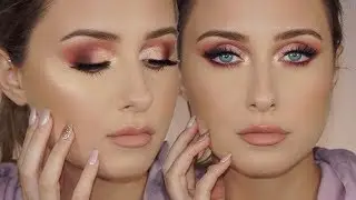 ROSE GOLD MAUVE SMOKEY EYES | 5 Days of KRISTINAXMAS