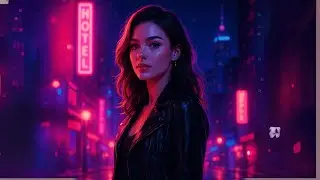 👉 Midnight Silhouette | Stylish Pop Anthem for Neon Nights 2025 (Official Lyric Video)-SlowMusic-NK