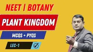 NEET I BOTANY I PLANT KINGDOM | MCQs AND PYQs | LECTURE- 01