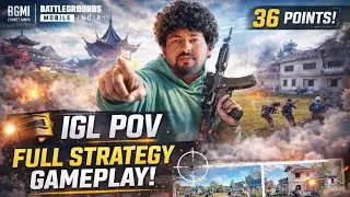 IGL POV 😈 36 Points Rondo Map | Full Strategy Gameplay | BGMI Esports