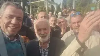 لقاء خاص مع أبو الجود في ساحة سعد الله الجابري عامٌ على النصر | Aboljoud | المنشد محمد منذر سرميني