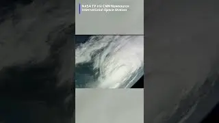 Satellite imagery of Hurricane Idalia from ISS