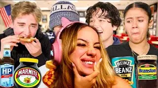Finnish Girl Reacts to American Highschoolers try British comfort food for the first time!