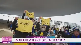 Warriors Playoff Watch Parties at Thrive City