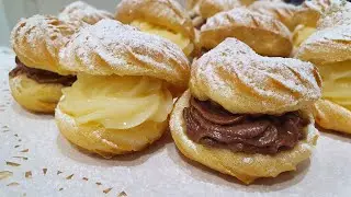 NOS LOS PIDEN TODOS LOS DÍAS 😍 PROFITEROLES de crema y trufa