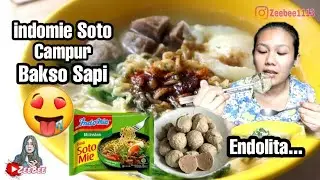 MANTUL GAESS.. MASAK SOTO MIE CAMPUR BAKSO SAPI #VLOG TKW TAIWAN