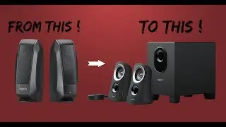 Upgraded from Logitech S120 to Logitech Z313 Speakers