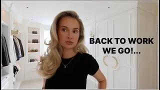 COME BACK TO WORK WITH ME AFTER BABY NUMBER 2 | VLOG | AD | MOLLYMAE