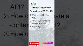 reactjs interview questions 70 To 75 #reactjsinterviewquestions #reacttraining