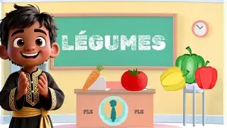 Apprendre 3 l&eacute;gumes en fran&ccedil;ais &ndash; Carotte, Tomate, Poivron | FLE enfants