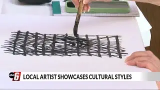 Local artist showcases cultural styles