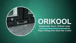 ORIKOOL Beverage Refrigerators Cooler 3 Sliding Doors- Orikool.com #orikool #refrigerator #fridge