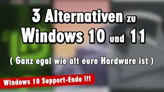 Windows 10 Alternativen - Support Ende - Linux Mint - Zorin OS - MX Linux statt Windows 11