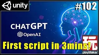 Unity Playmaker chatgpt - First C# script for Beginners!