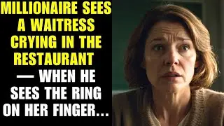 Millionaire Sees a Waitress Crying in the Restaurant &mdash; when he sees the ring on her finger...