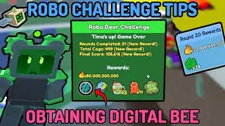 How To Improve Robo Challenge Score & Unlock Digital Bee | Beesmas 2022 Bee Swarm Simulator Roblox