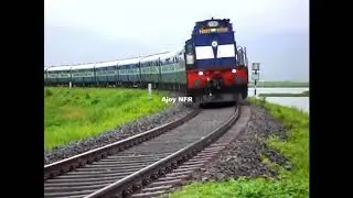 [IRFCA] 55811-Dhubri - Kamakhya Fast Passenger at Deepor Beel Lake ....!